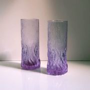 6 verres à long drink Alexandrite - Italie des années 1970