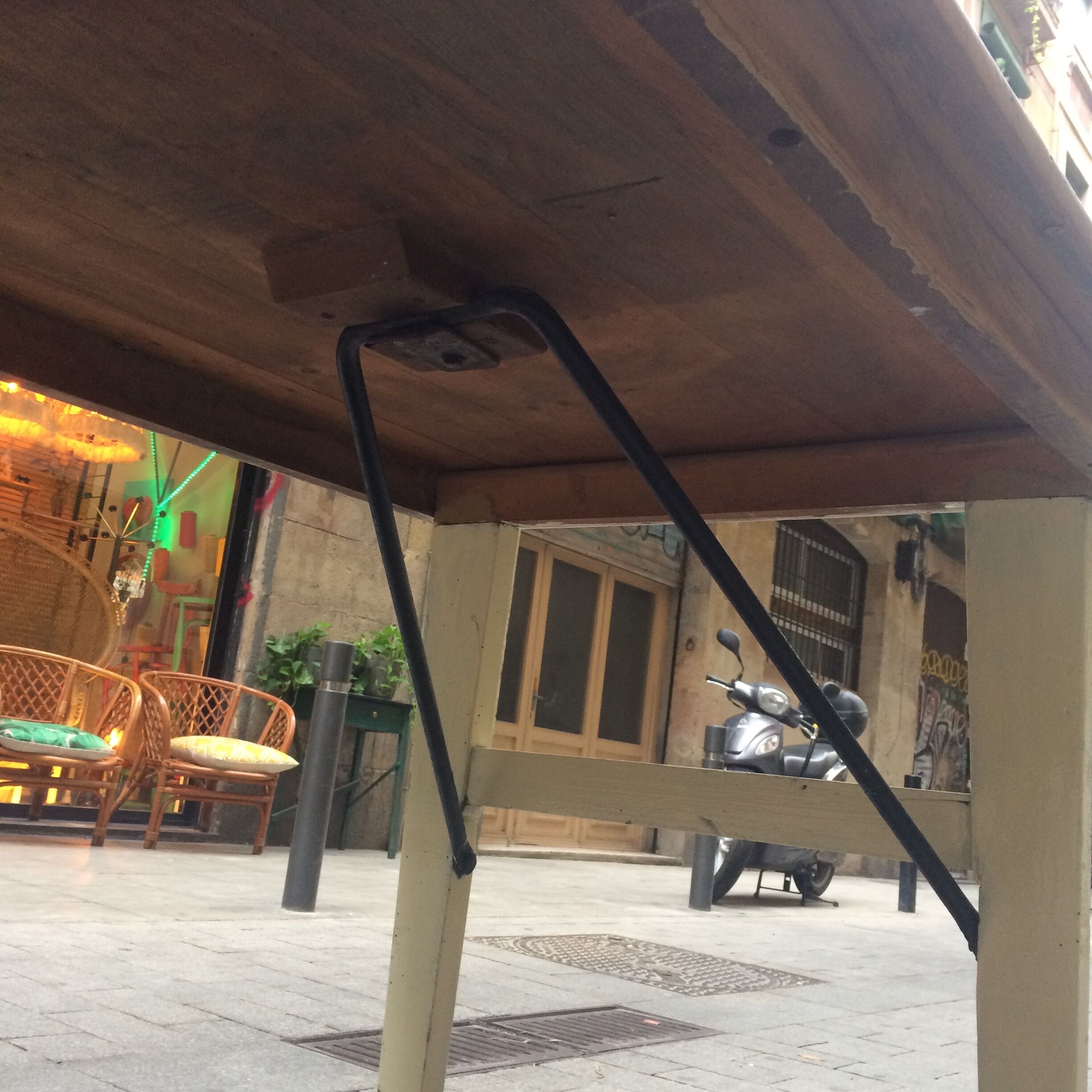 Table en bois pliable