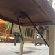 Table en bois pliable