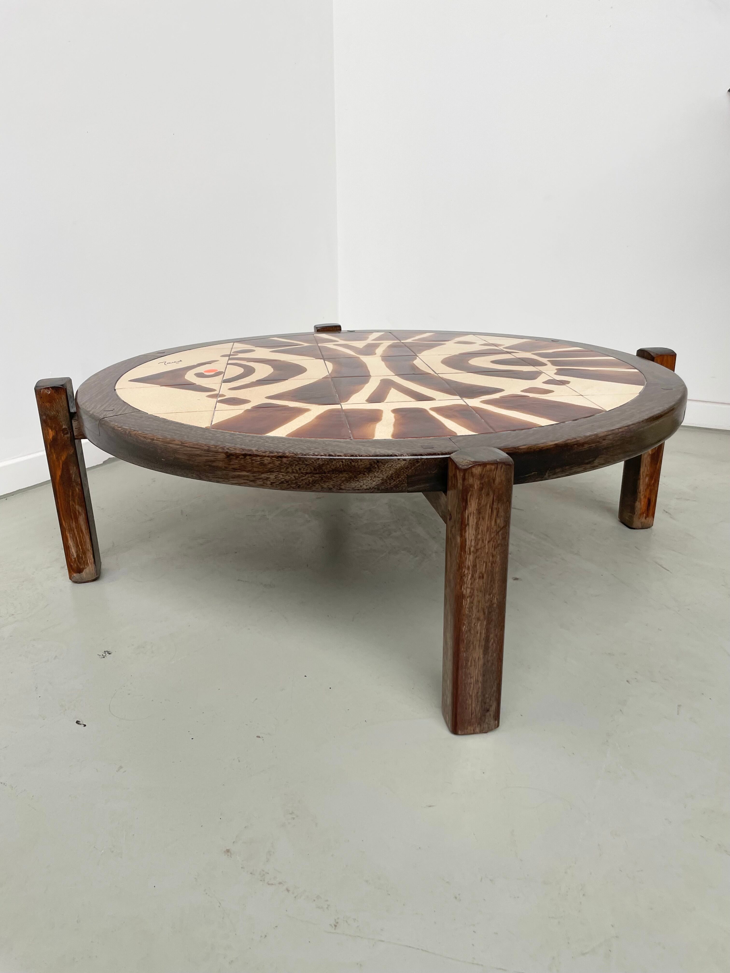 Ceramic coffee table "fish" Maud