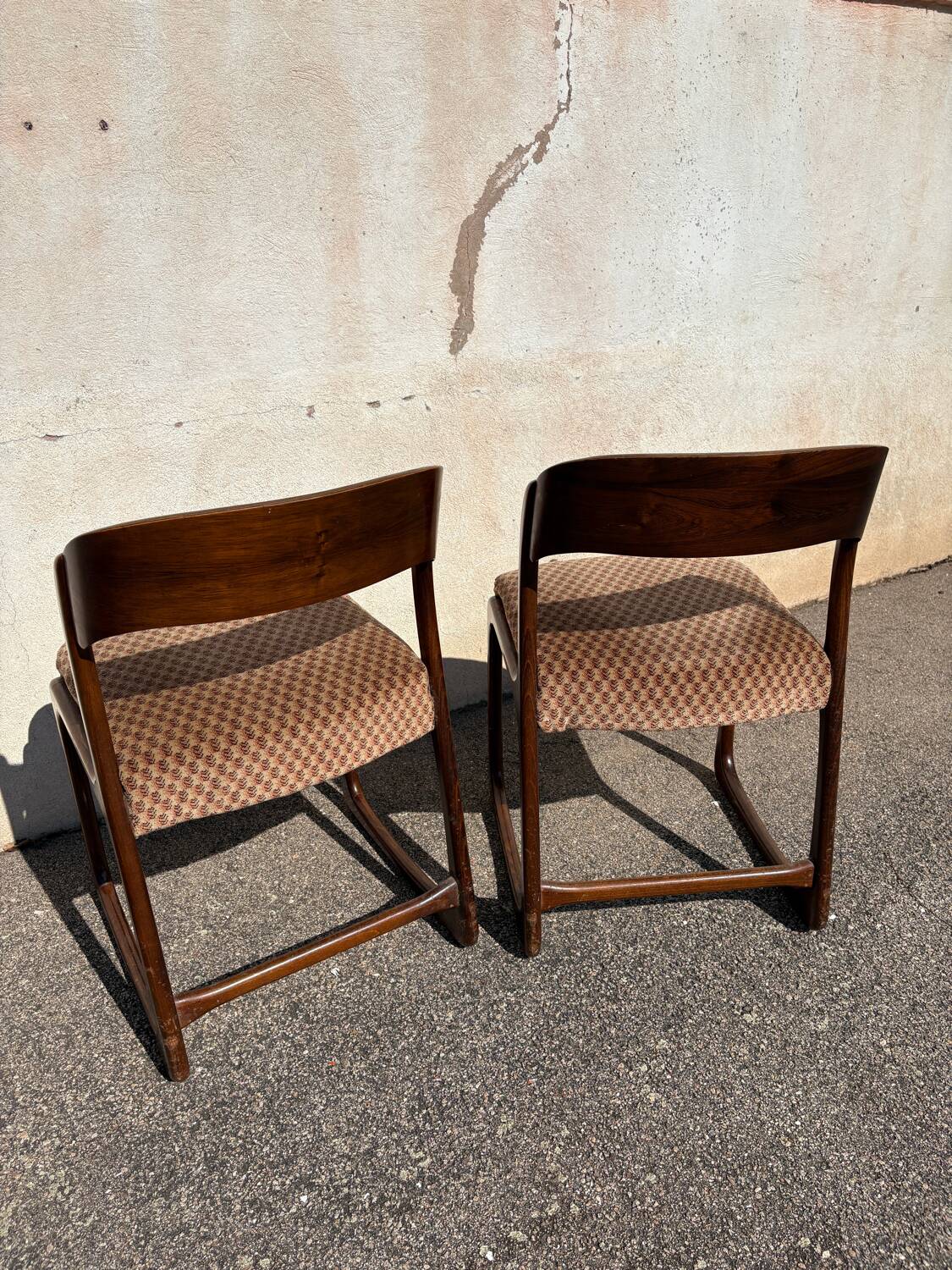 Sled chair duo