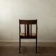Dutch Art Deco Oak and Rush Armchair, Amsterdam School, 1920s