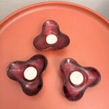 3 Villeroy and Boch design tealight holders