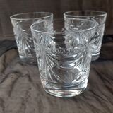 Trio de verres à whisky