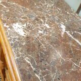 Oak buffet marble top