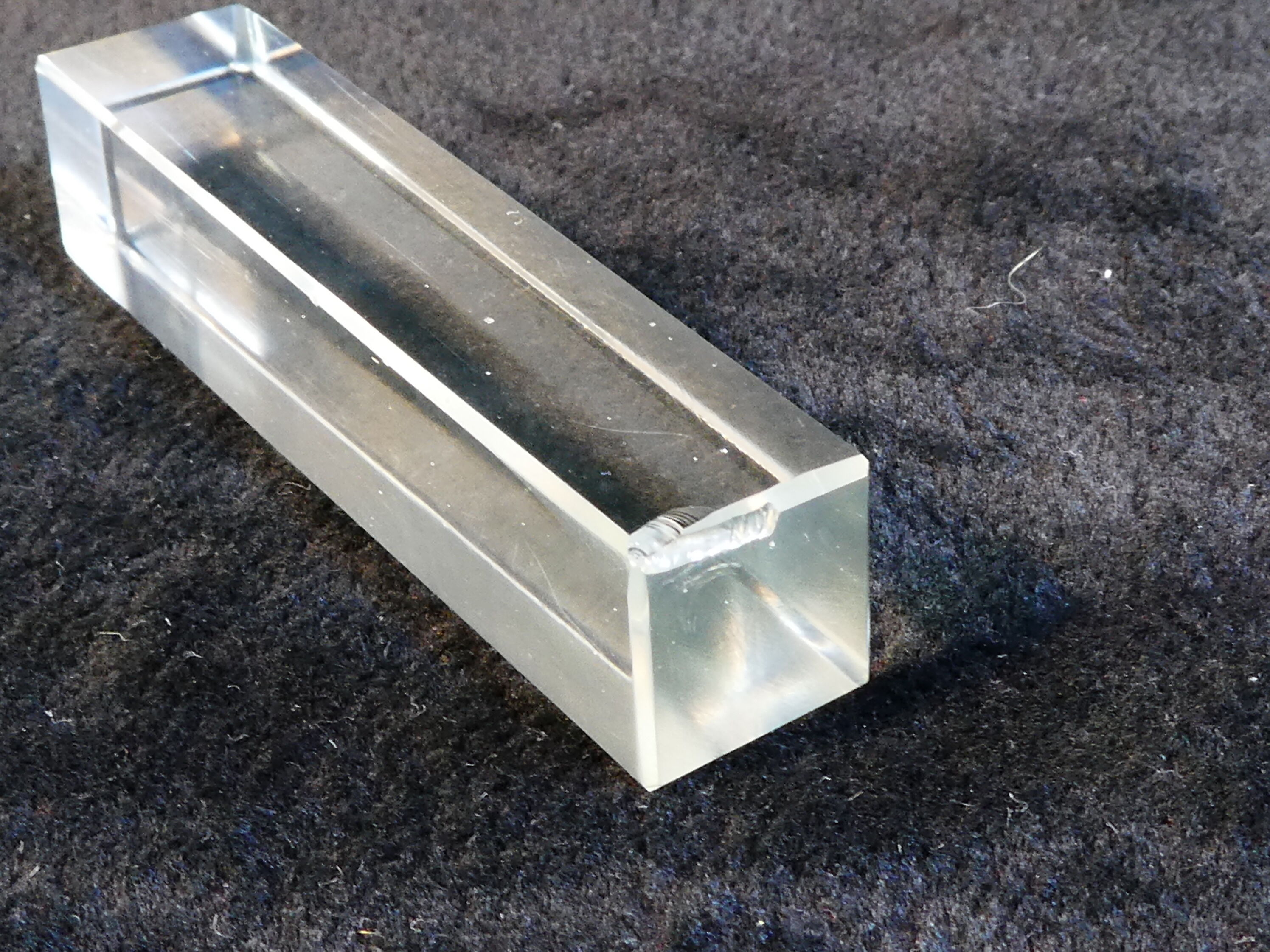 12 Door rectangular vintage glass knives 50s