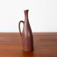 Brown glazed ceramic vase by Gunnar Nylund for Rörstrand.