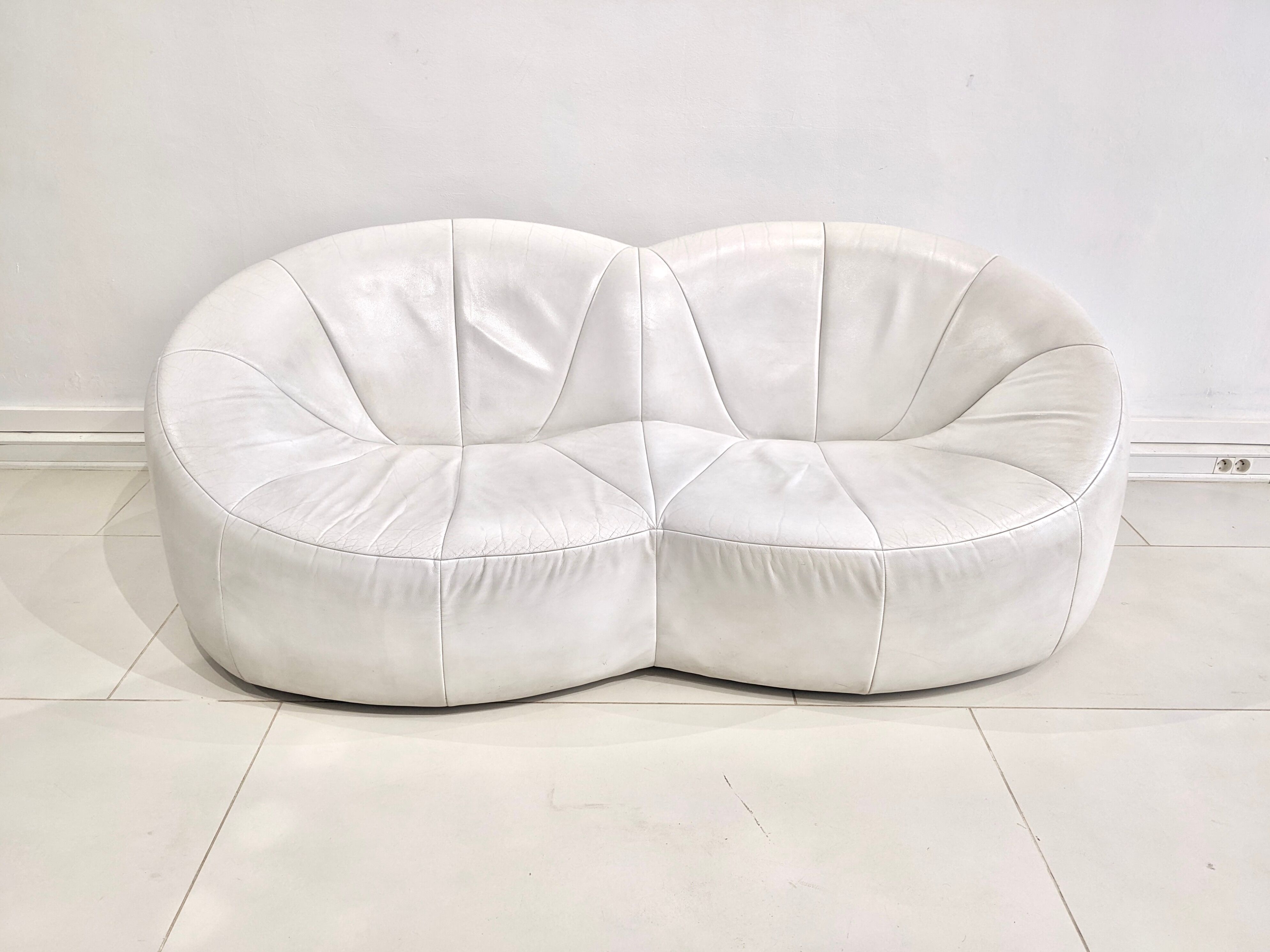 Sofa 2 Places Pumpkin by Pierre Paulin