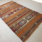 Turkish kilim rug 283x160 cm