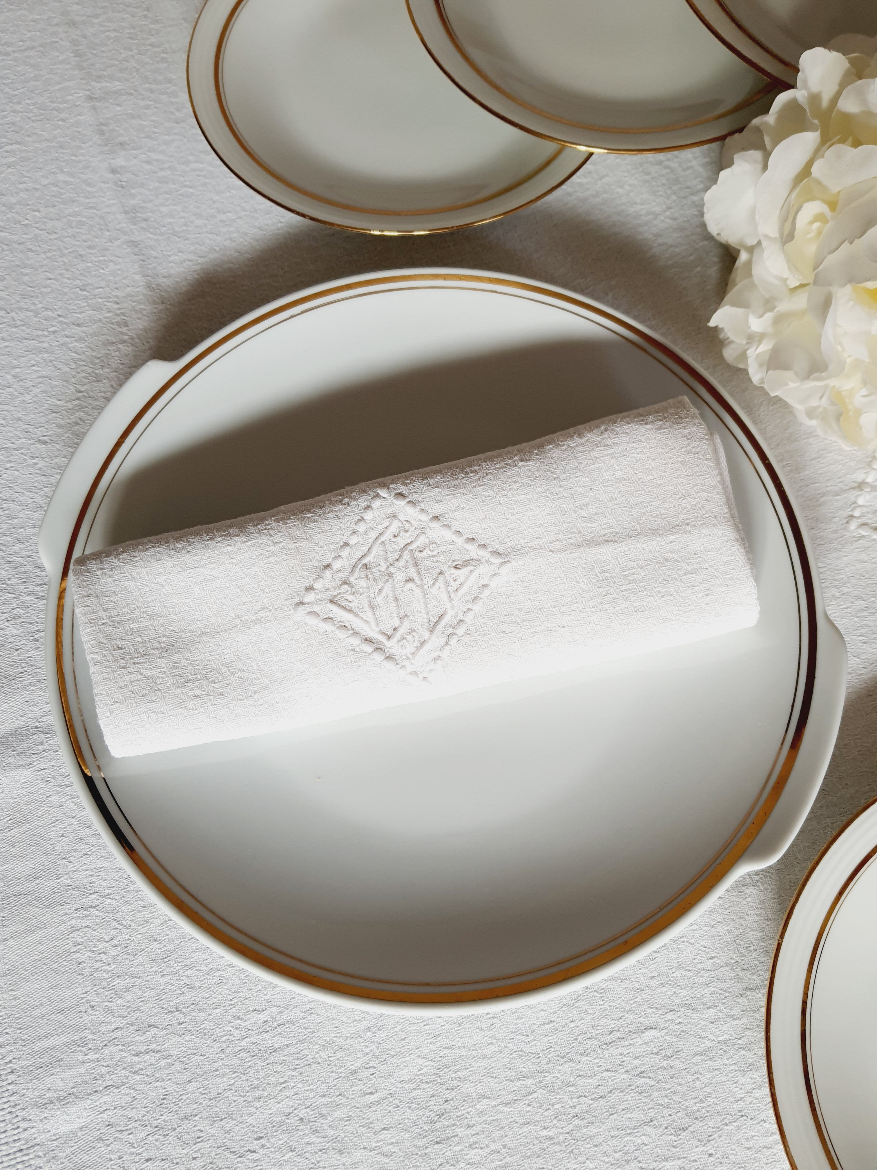 Limoges & Bavaria porcelain dessert service