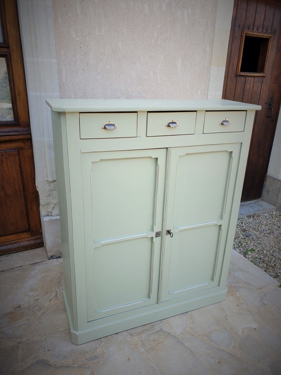 Painted old buffet