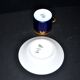 Limoges DC cobalt blue and gold porcelain litron coffee cup