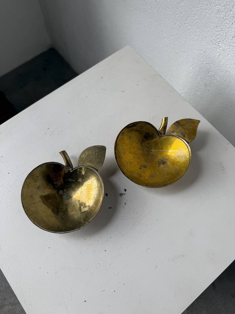 Brass "apple" pocket watch