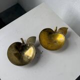 Brass "apple" pocket watch