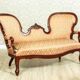 Vintage Walnut Sofa, 1880
