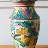 Majolica Italy ceramic lamp base