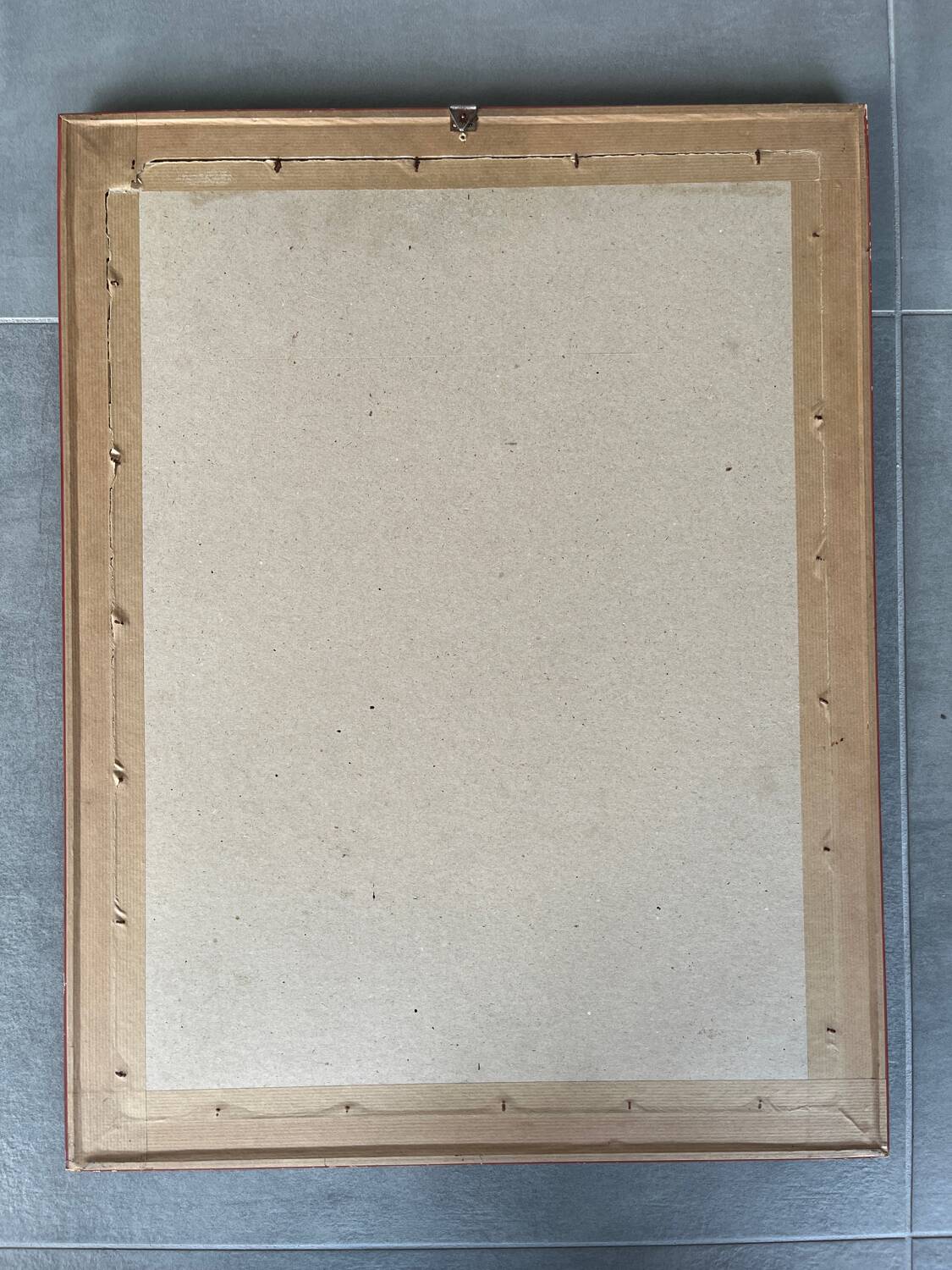 Oil portrait painting on panel