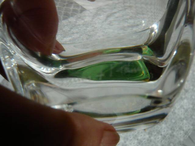 Daum France Cross of Lorraine pocket emptier