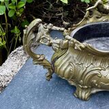 Large rock garden planter angel Art Nouveau