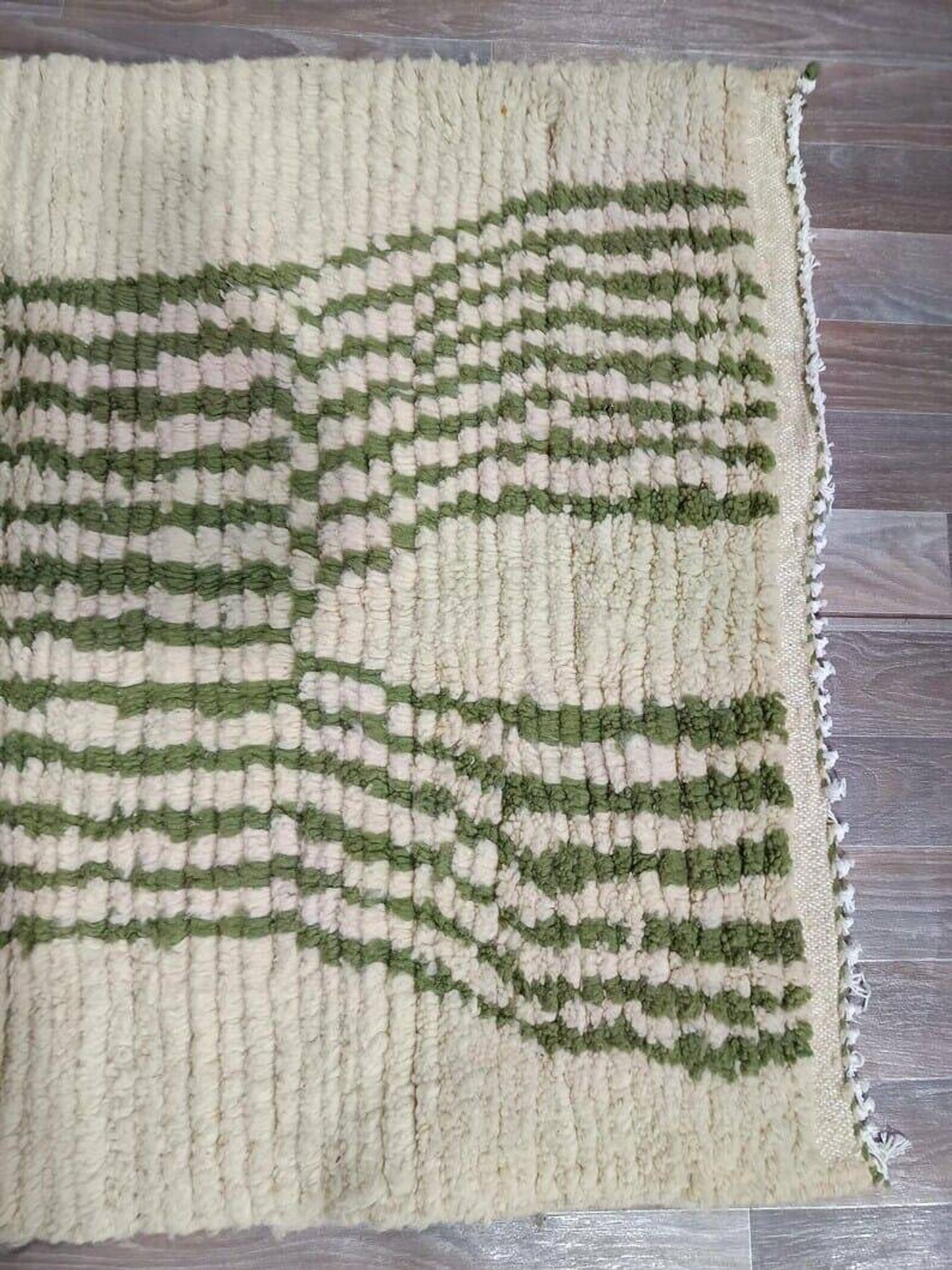 Tapis berbère fait main traditionnelle taille 250 x 250 cm
