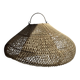 Suspension or rattan lampshade in the shape of a cloud or flattened bubble D60 H35