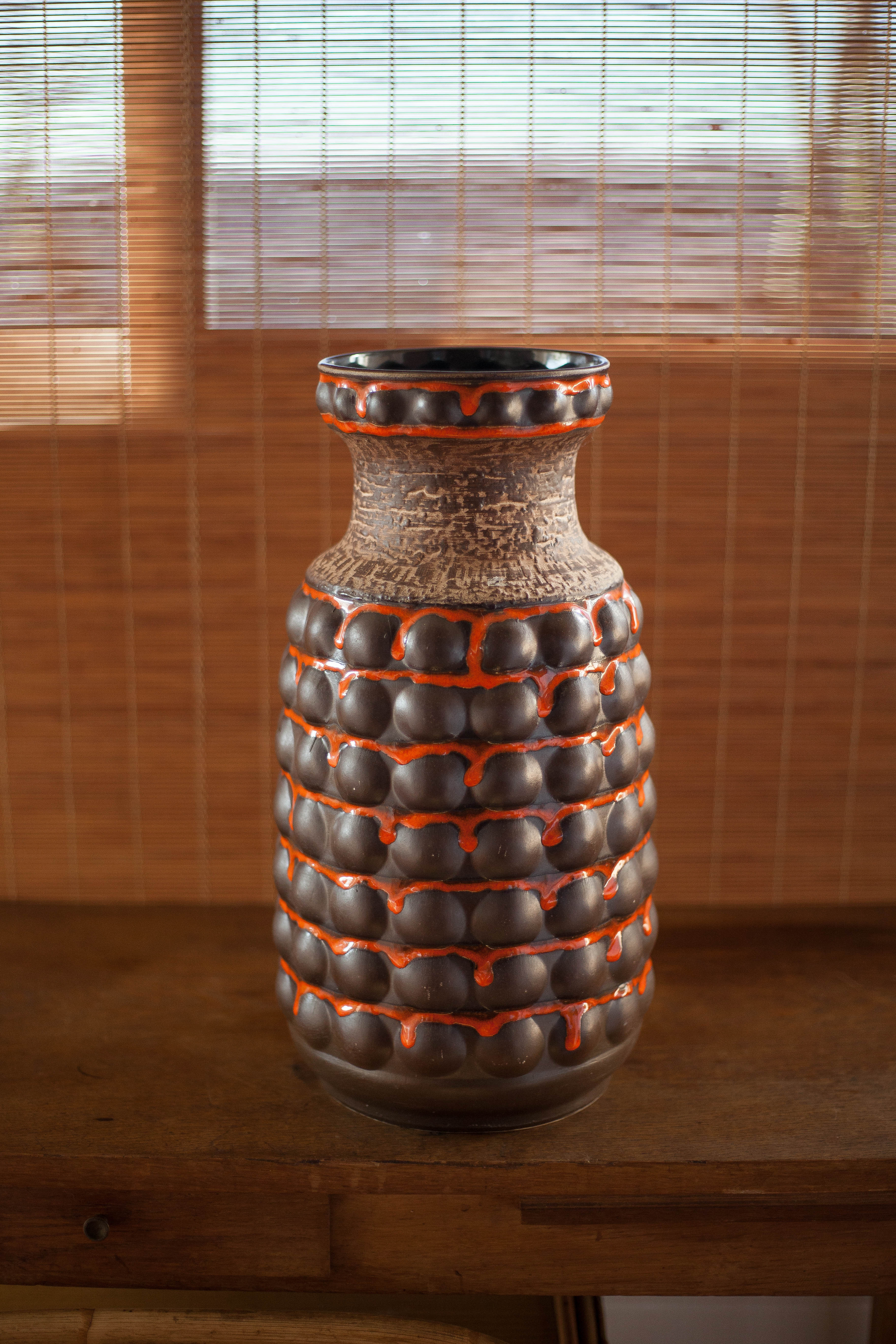 Ceramic vase bay west germany 64-40