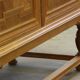 Vintage low sideboard in oak by Henning Kjærnulf, 1960s
