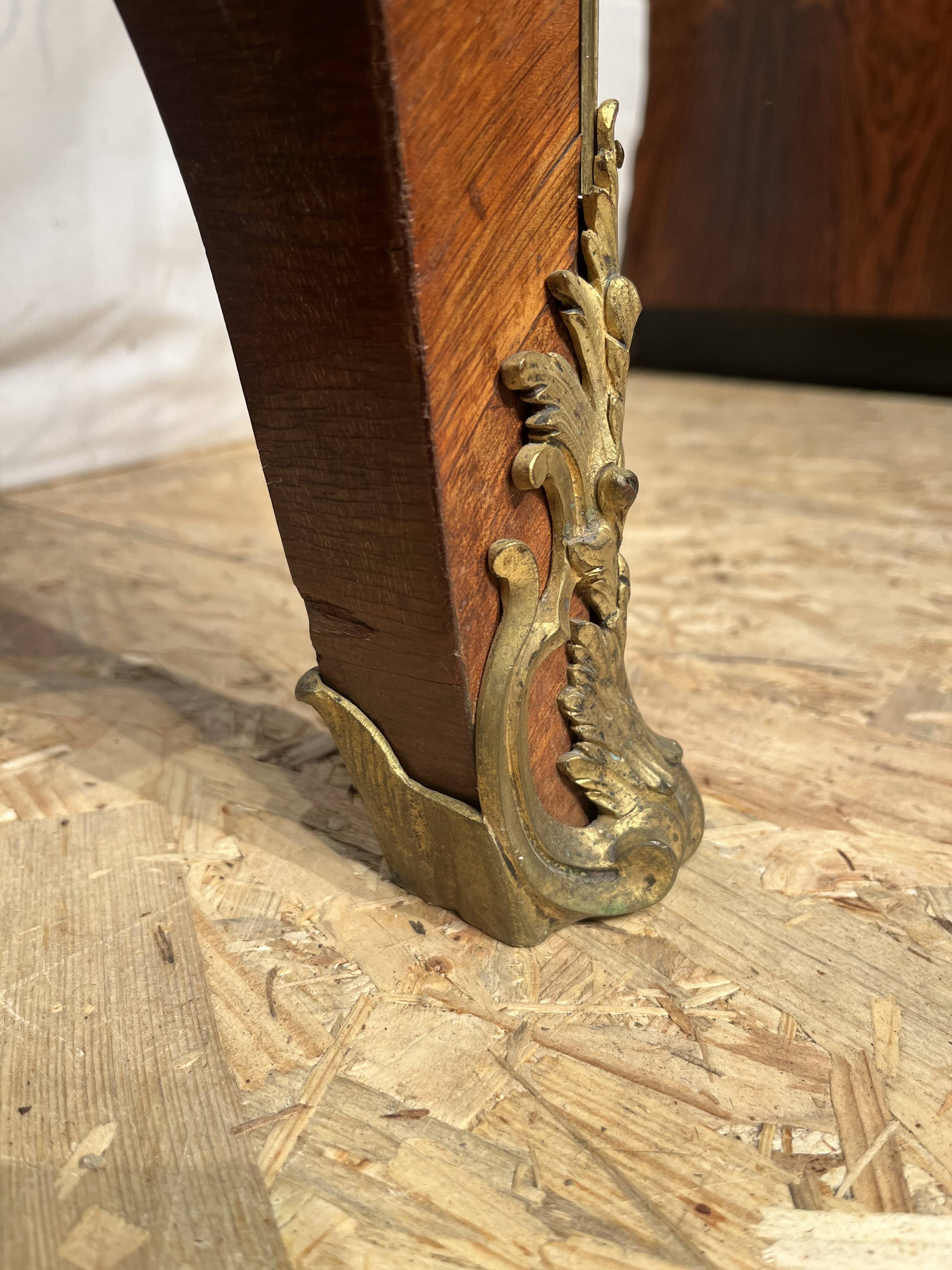 Marquetry sideboard Louis XV bronze 1940