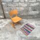 Series of 10 casala children's chairs in vintage light wood