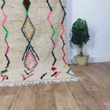 Handmade Berber wool mrirt rug 236 X 140 CM