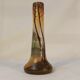 Acid-engraved glass soliflore vase signed Legras - Art Nouveau
