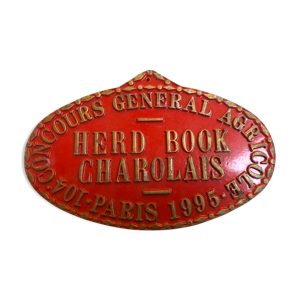 plaque Concours Agricole