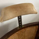 Ancien fauteuil de barbier / coiffeur en cannage