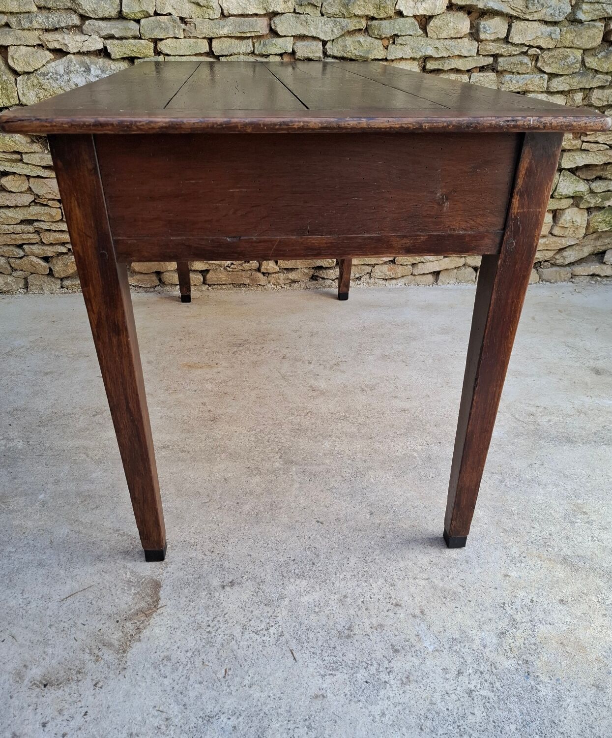 Oak farmhouse table 140 cm