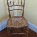 Cane wooden chair