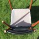 Set of 4 Scandinavian chairs from the 60s in black skai