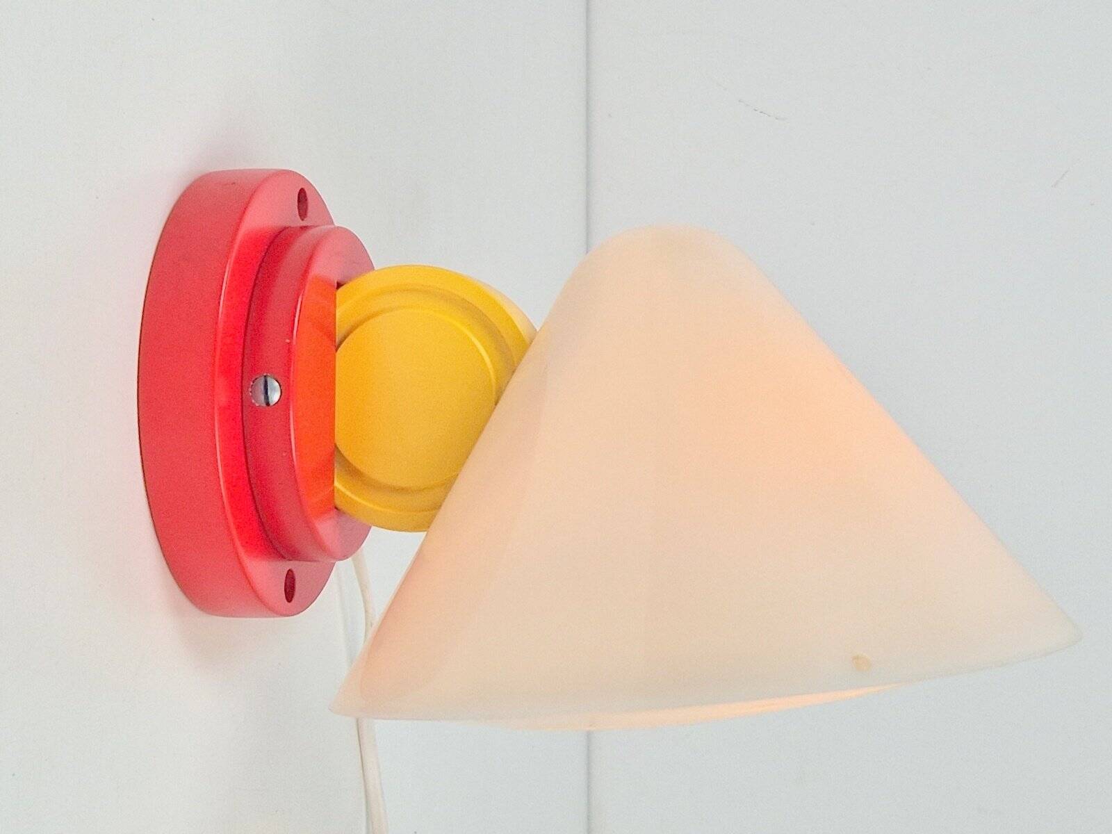 Lampes murales Stoja vintage postmodernes, années 1980, ensemble de 2
