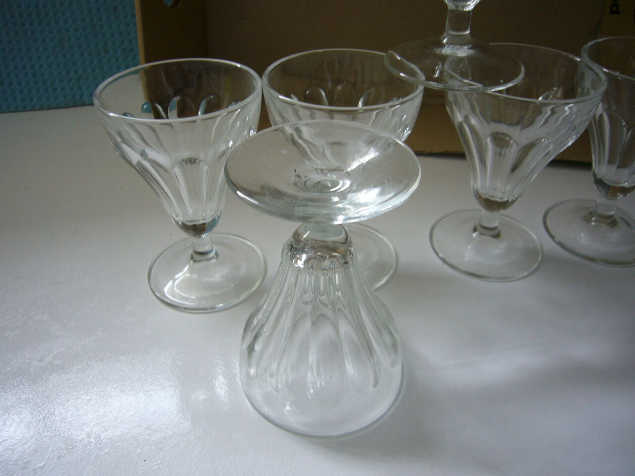 Lot of 6 crystal glasses