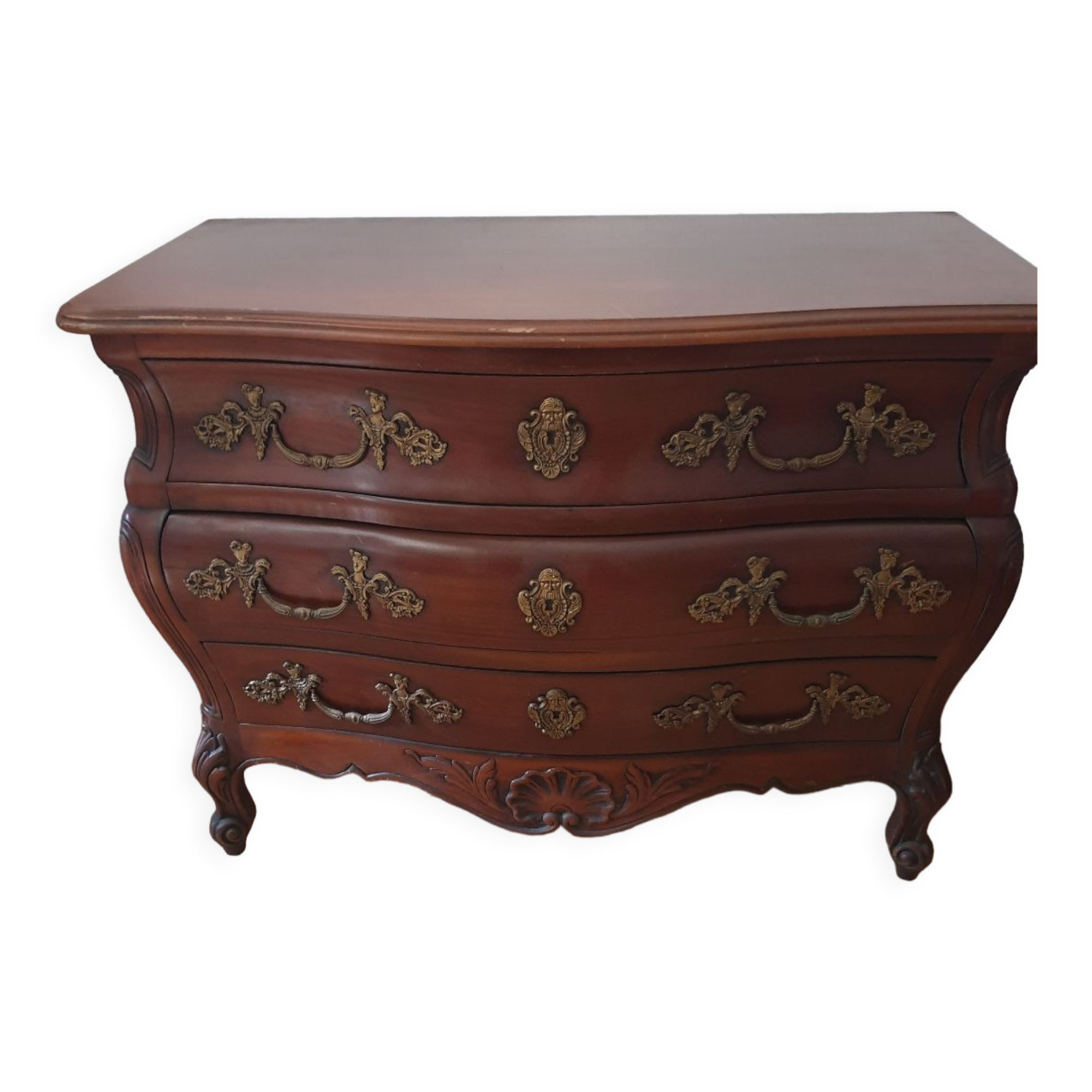 Chest of drawers tomb stamped armengaud Louis XV style