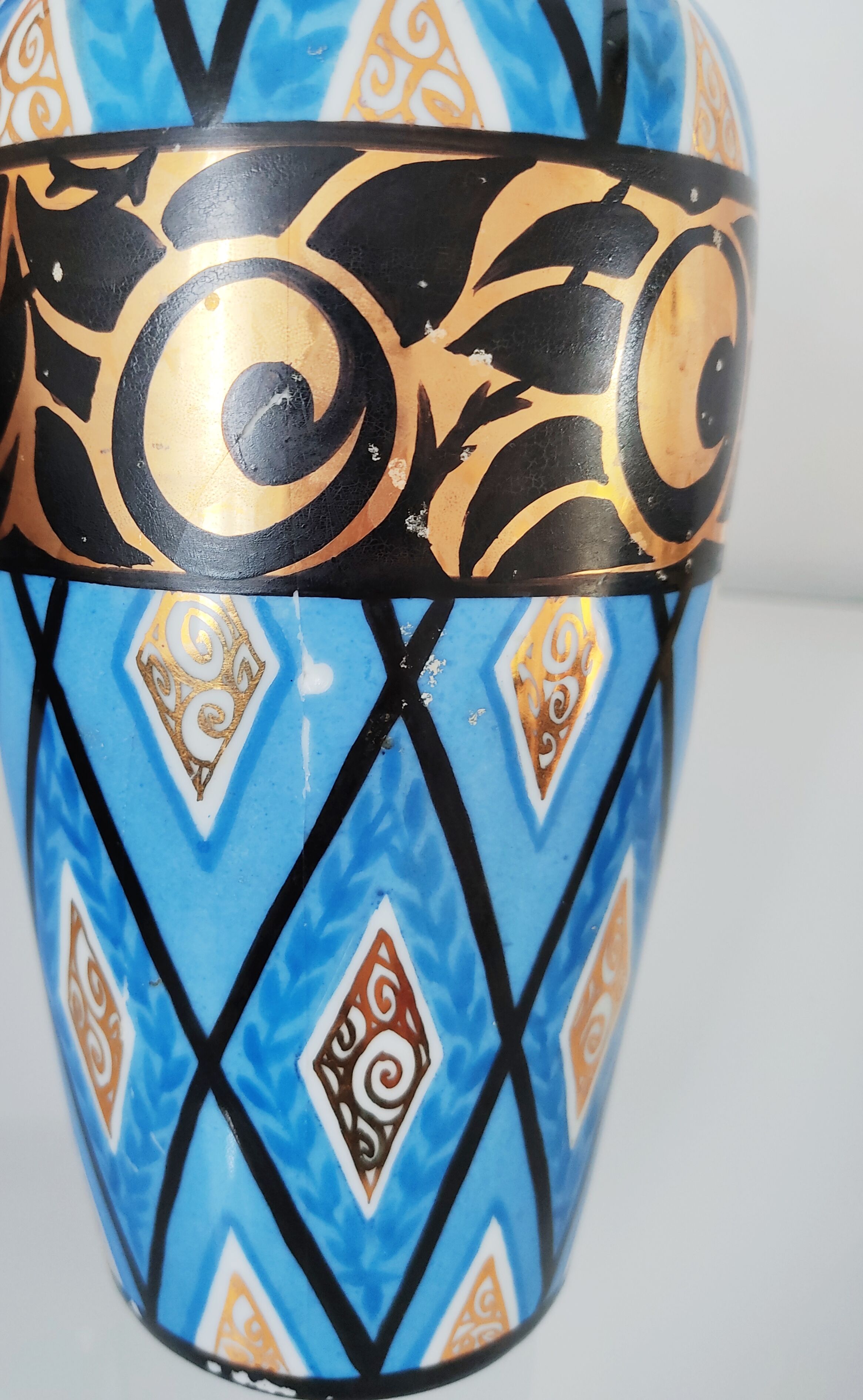 Art Deco vase signed Petit 1928