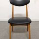 Series of 4 vintage chairs from the 50s/60s