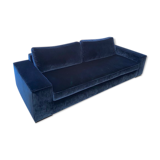 Canapé bleu nuit velours