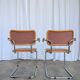 Set of 6 Vintage Cesca Chair by Bene Austria 1970s / Mid Century Chrome Din