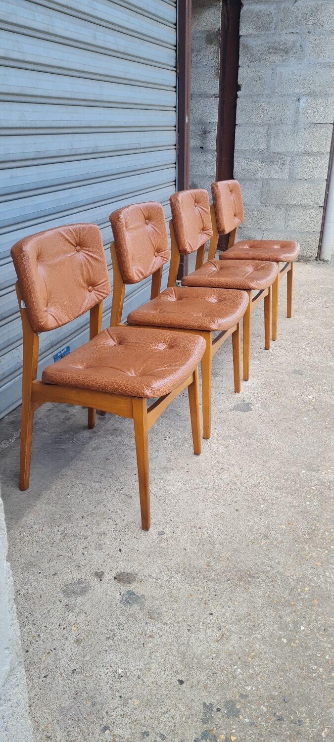 Set of 4 Scandinavian chairs