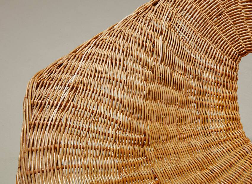 Rattan Lounge Chair by P.J. Muntendam for Gebr. Jonkers Netherlands 1954