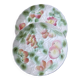 Two slip plates decorated with fruit.