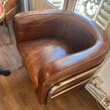 Leather armchair