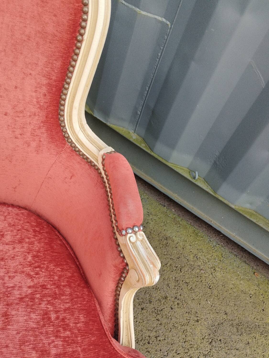 Pair of old Louis XV style armchairs