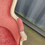 Paire de fauteuils anciens style Louis XV