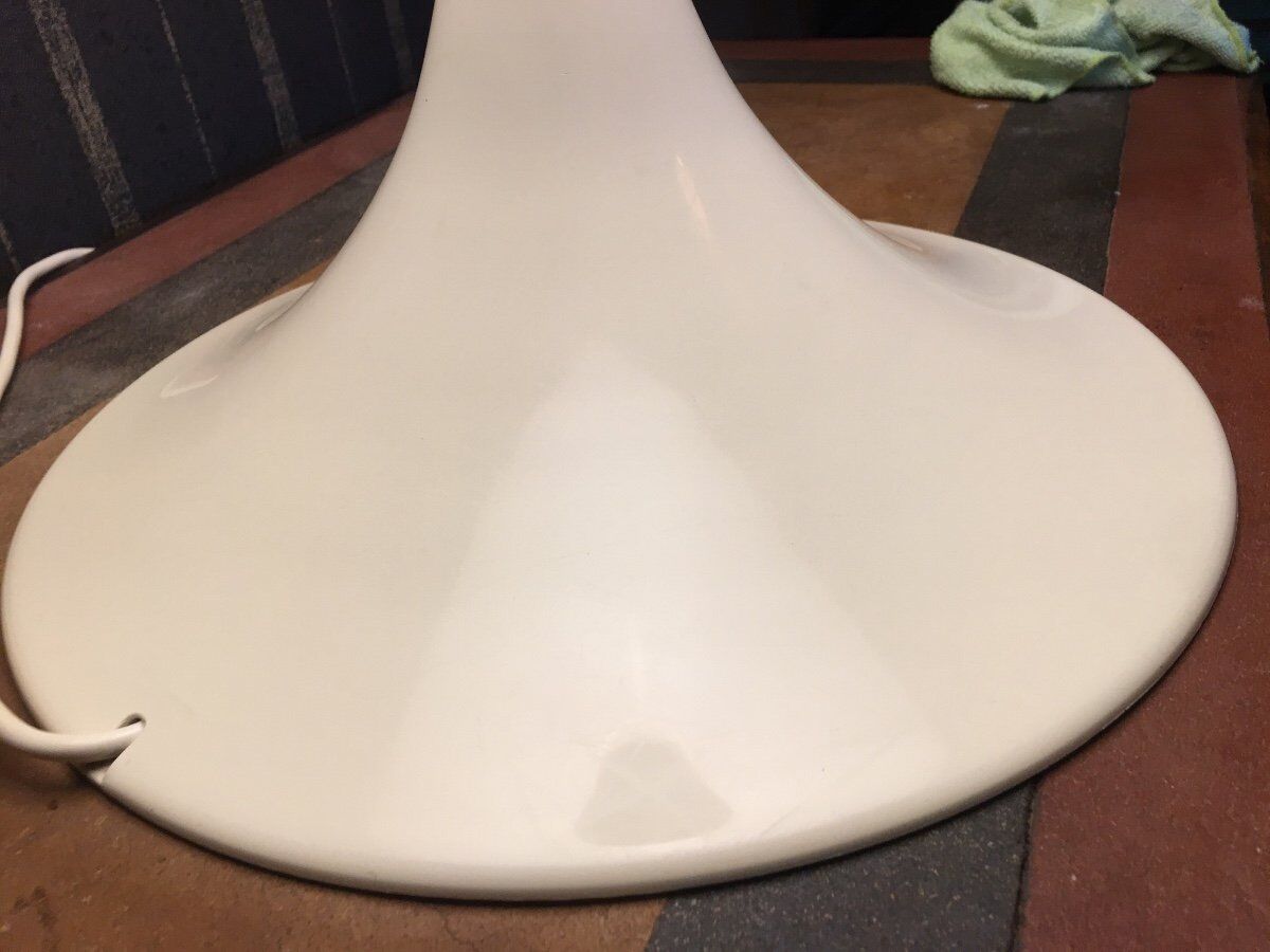 Lampe de table Panthela, Verner Panton, Poulsen des années 70